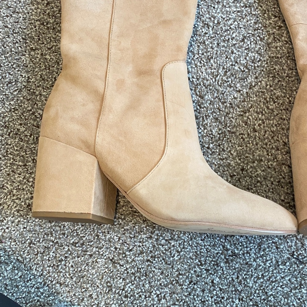Sam Edelman Beige Knee Boots Size 11 - Picture 5 of 16
